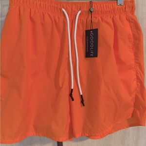 NWT Goodlife Clothing Men’s Swim Trunks in Nectarine Color SZ: Small